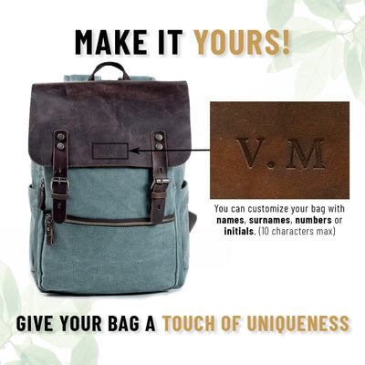 Vintage Rucksack aus Baumwoll-Canvas | MILAN