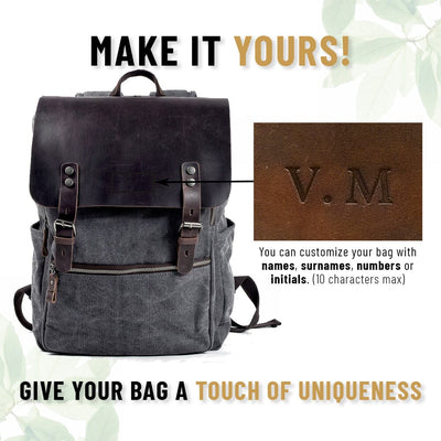 Vintage Rucksack aus Baumwoll-Canvas | MILAN